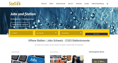 Desktop Screenshot of offene-stellen.ch